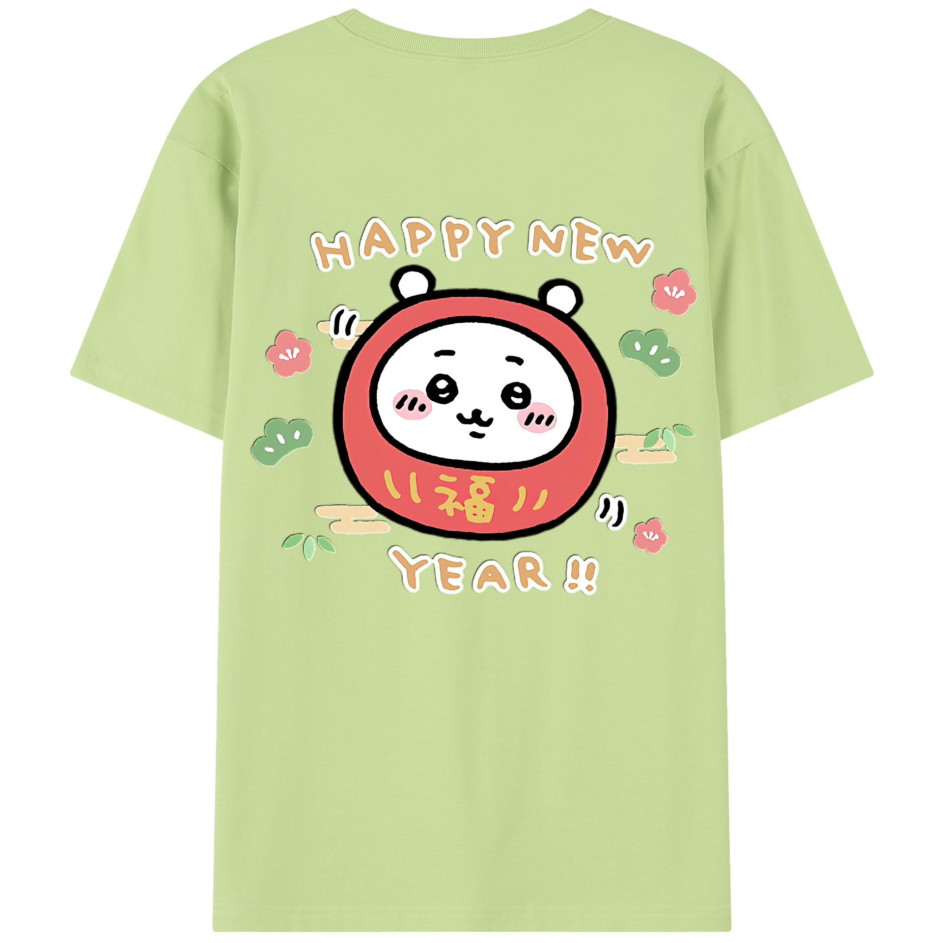 （画像用） ちいかわ ちいかわ Chii-kawa chiikawa 綿100％半袖Tシャツ（背面プリント）